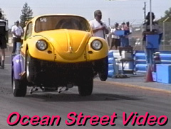 VW Bug wheelie!