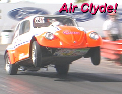 Clyde Berg VW Bug wheelstand!